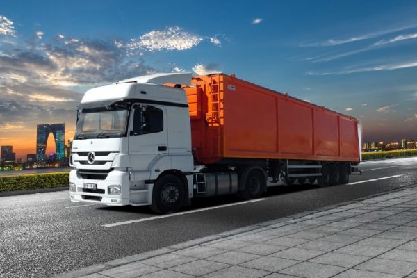 WALKING FLOOR GARBAGE SEMI TRAILER 