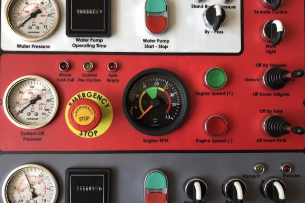 Control Panel for Combined Vehicles 
